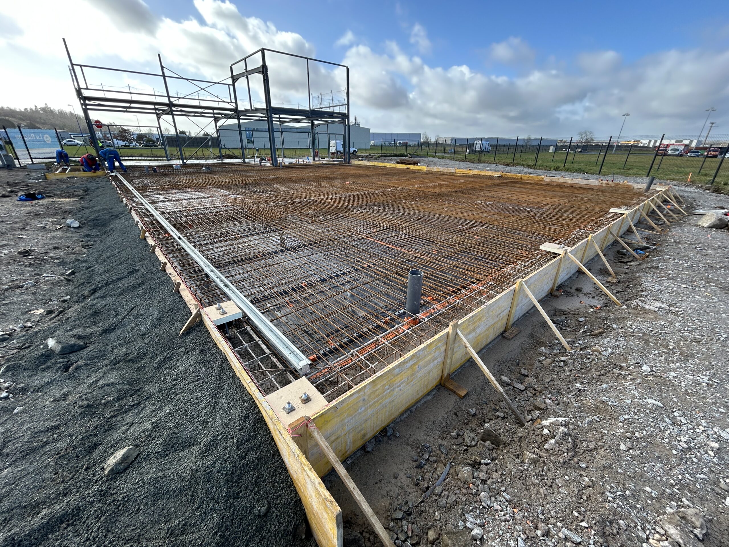 Hélistation du SMUR de l’Allier à Saint-Pourçain-sur-Sioule réalisée avec Suchet Construction